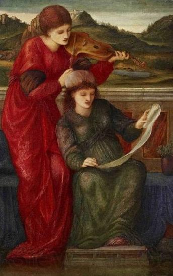 Burne-Jones, Sir Edward Coley Music France oil painting art